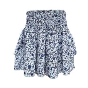 NEW PLEAT girls scottie skirt in forget me nots